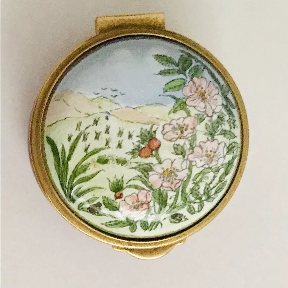 New Vintage Staffordshire Box Enamel British - Picture 2 of 8